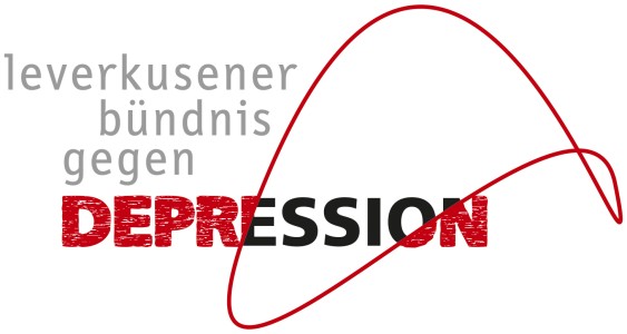 Logo des Leverkusener Bündnisses gegen Depression, zur Seite der Deutschen Depressionshilfe